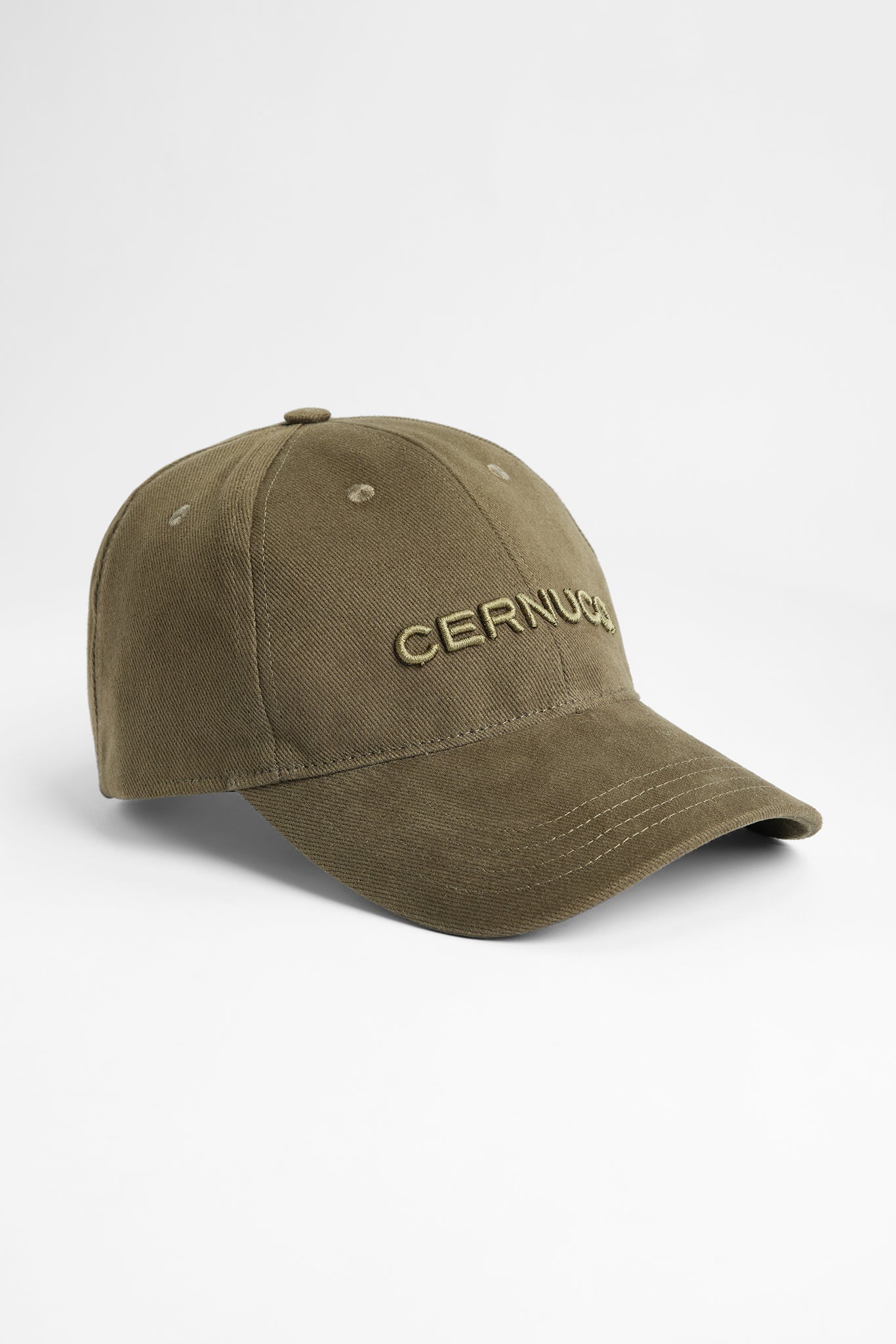 Cernucci Bestickte Kappe - Khaki